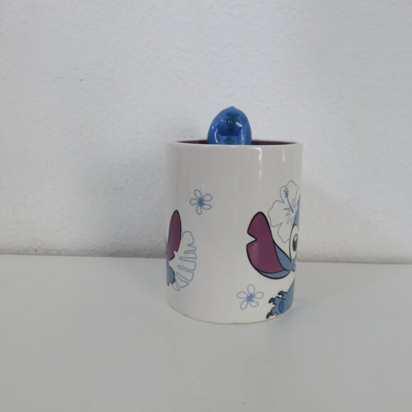 Zrike Brands Disney Stitch Blue/White Stitch print Mug - Picture 9 of 9